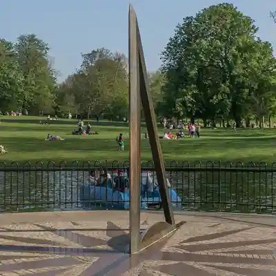 Greenwich Park The meridian line and parkland.