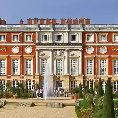 Rear of the Tudor building from the gardens.