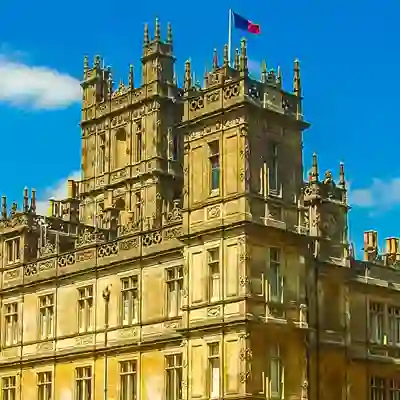 The country house on a bright sunny day.