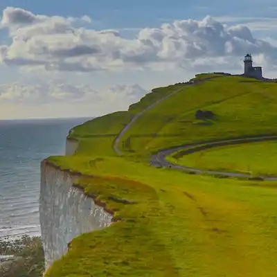 Sussex Coastline from atop cliffs.