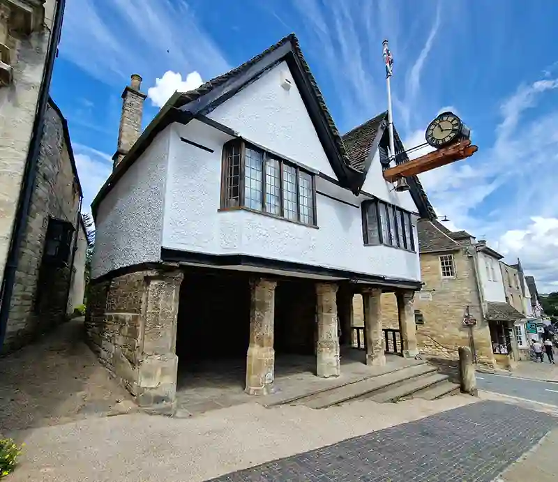 Tolsey Museum, Burford Tudor style exterior.