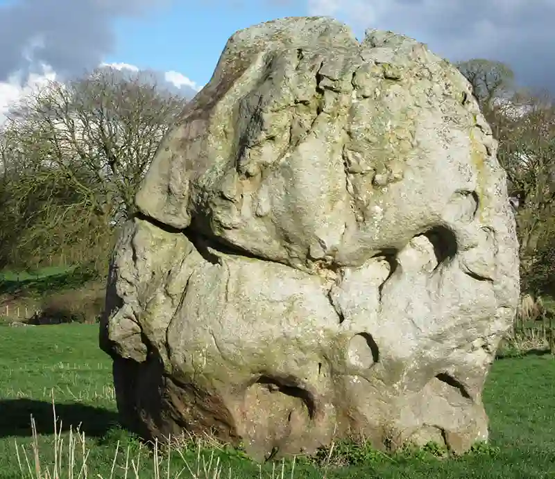 Avebury A giant standing stone.