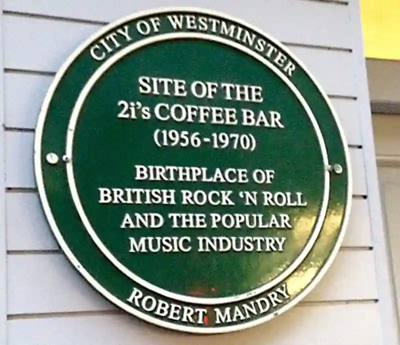 2i On Old Compton Street in Soho, to the birthplace of British rock and roll.