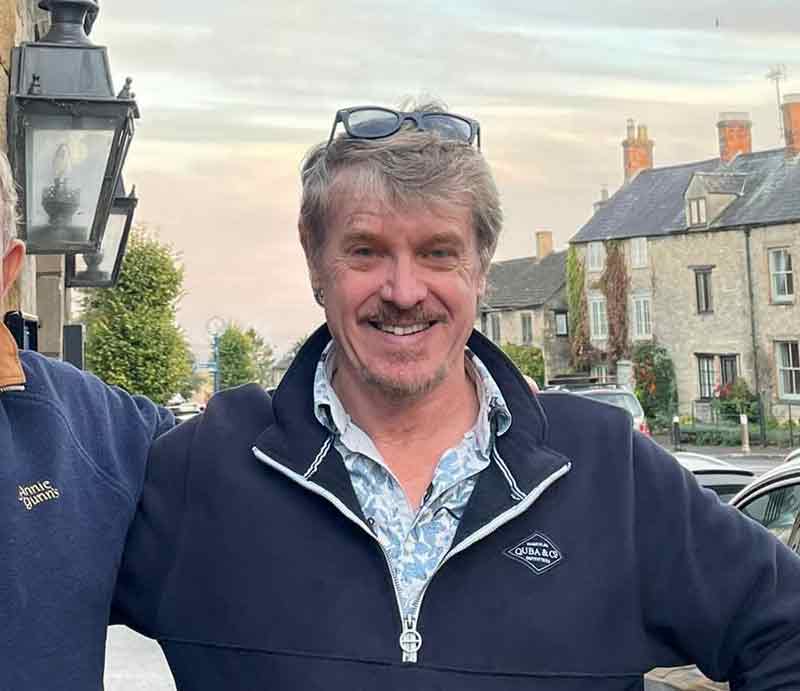 Chris Ratcliffe Guiding on a Cotswolds tour in Stow-on-the-Wold.