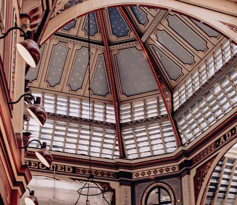 Ornate Victorian decoration and metal work.