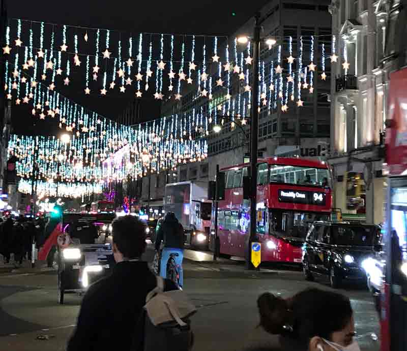 View from Oxford Circus towards Marble Arch.